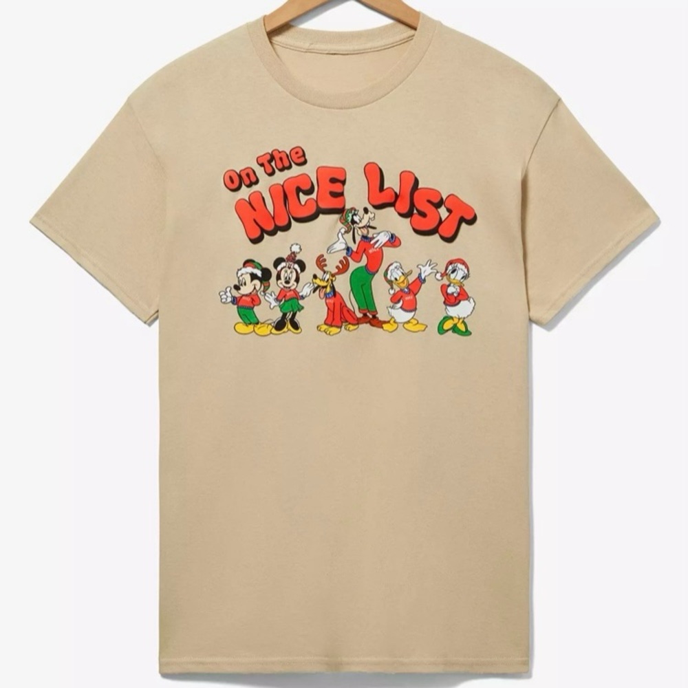 Mickey Mouse Woman’s Christmas Tee Large